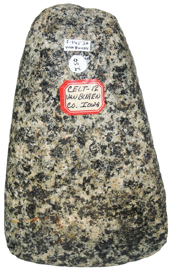 5 3/8" Flared Celt.  Van Buren Co, IA.  Ex-Steve (1 of 3)