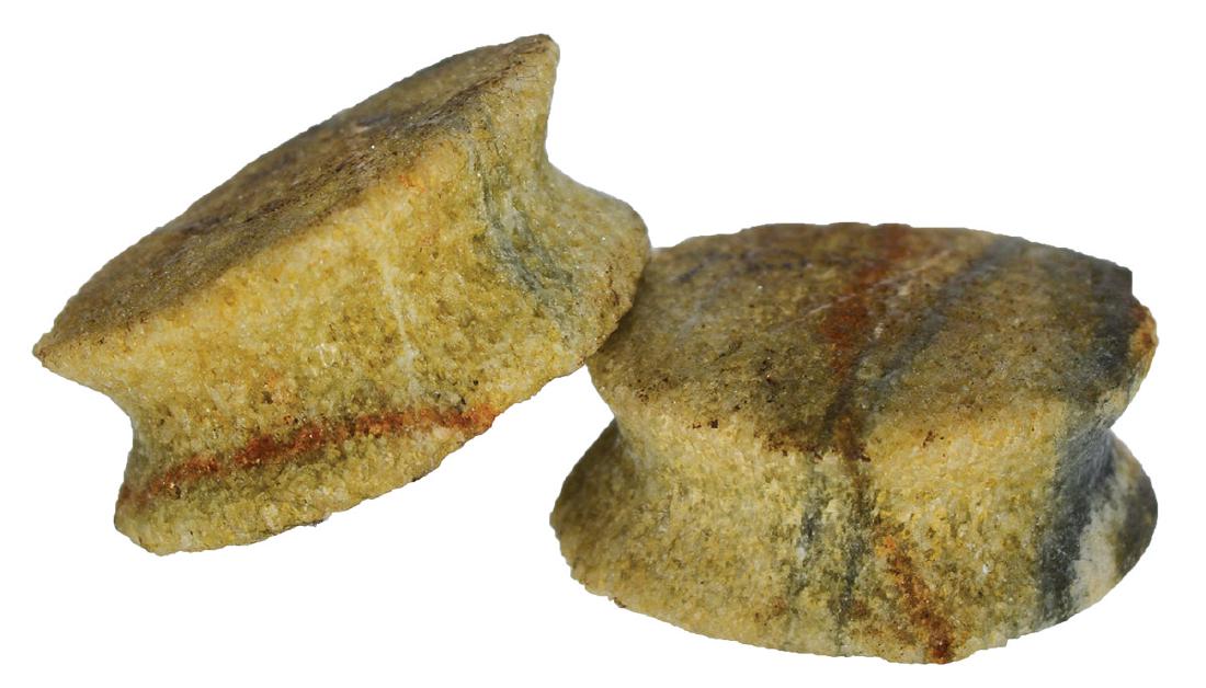 Pair of 1 1/2" Ear Plugs/Spools.  LeFlore Co, OK. (1 of 4)