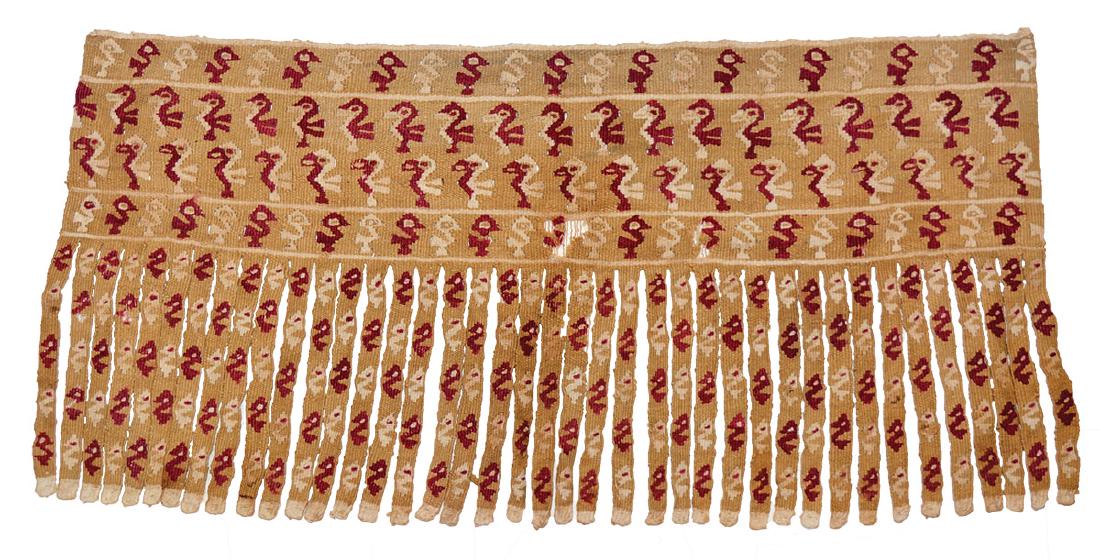 Chancay Textile Panel.  Peru.  100-1400 AD. (1 of 1)