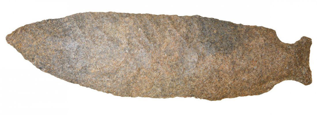 4 3/4" Bottleneck Benton.  Diagonal flaking.  Ex-Ken (1 of 3)