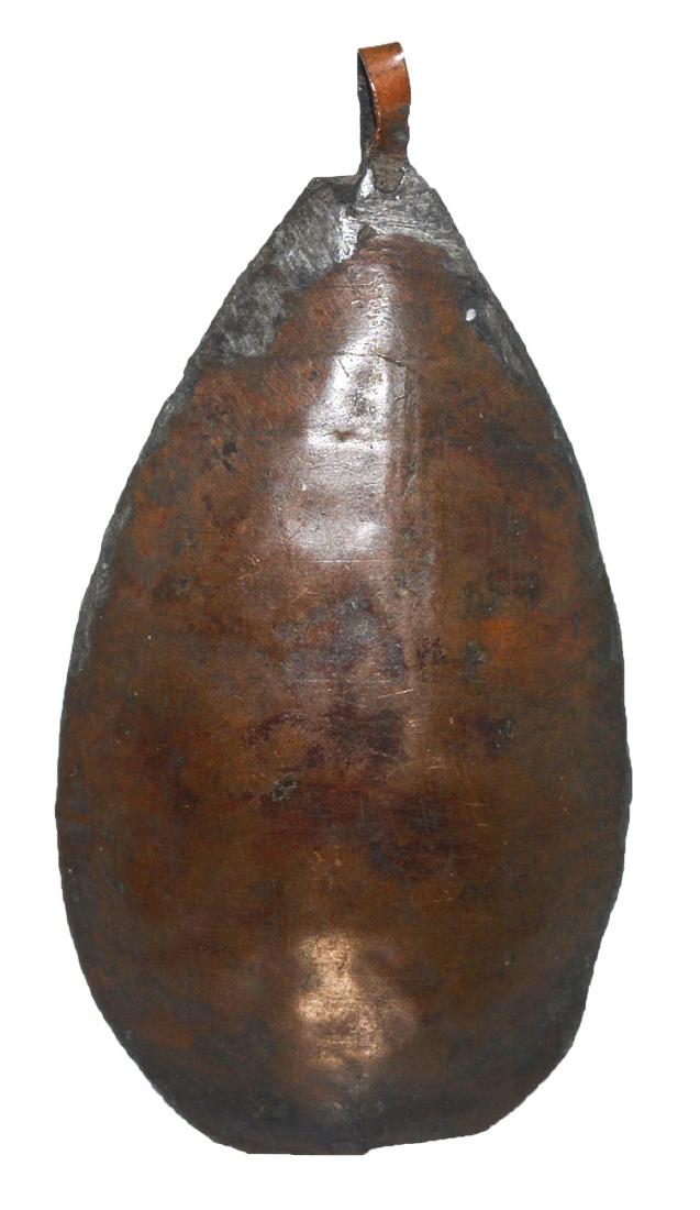 29" Stone Bead Necklace and 2 3/4" Metal Pendant. (1 of 3)