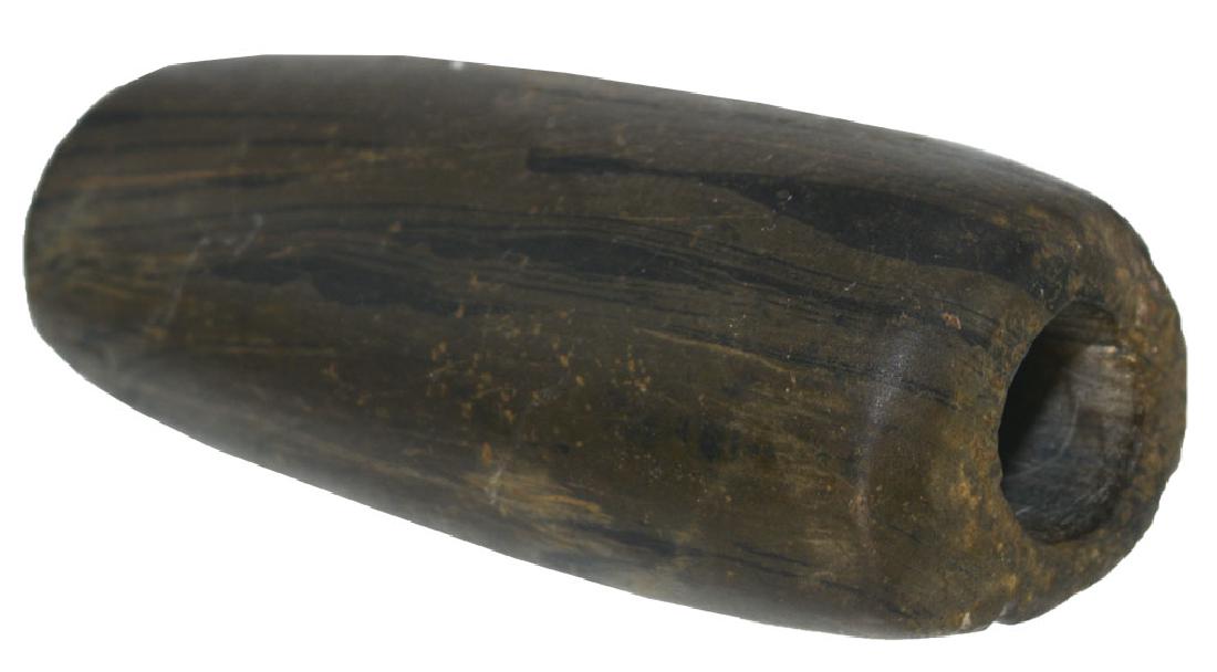 3 1/8" Tube Bannerstone.  Hamilton Co, OH.  Very well (1 of 2)