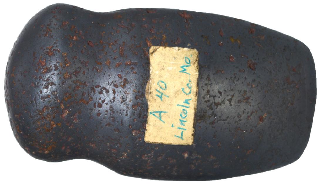 4" Full Groove Hematite Axe.  Lincoln Co, MO. Ex-Jim (1 of 7)