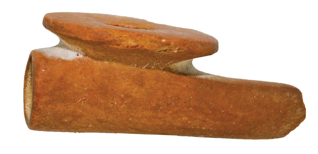 2 3/4" Disk Pipe. Davis COA.  Ohio.  Catlinite.  Well (1 of 7)