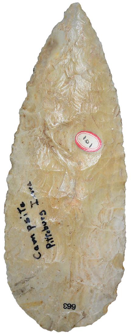 5 7/8" Cobbs Knife.  Van Buren Co, IA (Pittsburg). (1 of 3)