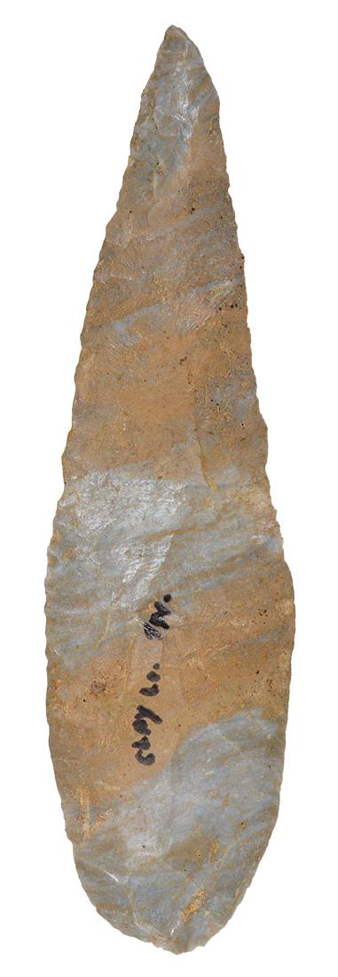 5 1/8" Lerma.  Clay Co, TN.  Davis COA.  Well patinated (1 of 3)