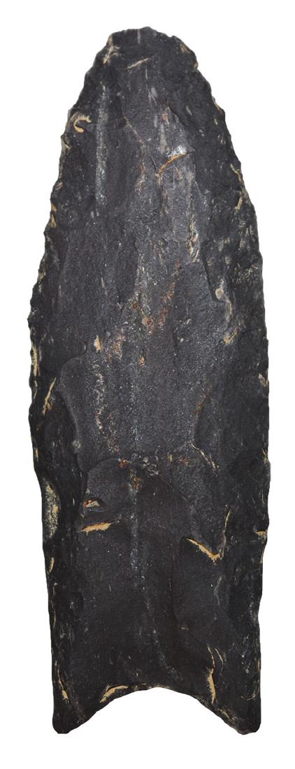 3 1/2" Clovis.  Dickey COA.  Macon Co, TN.  Black (1 of 3)