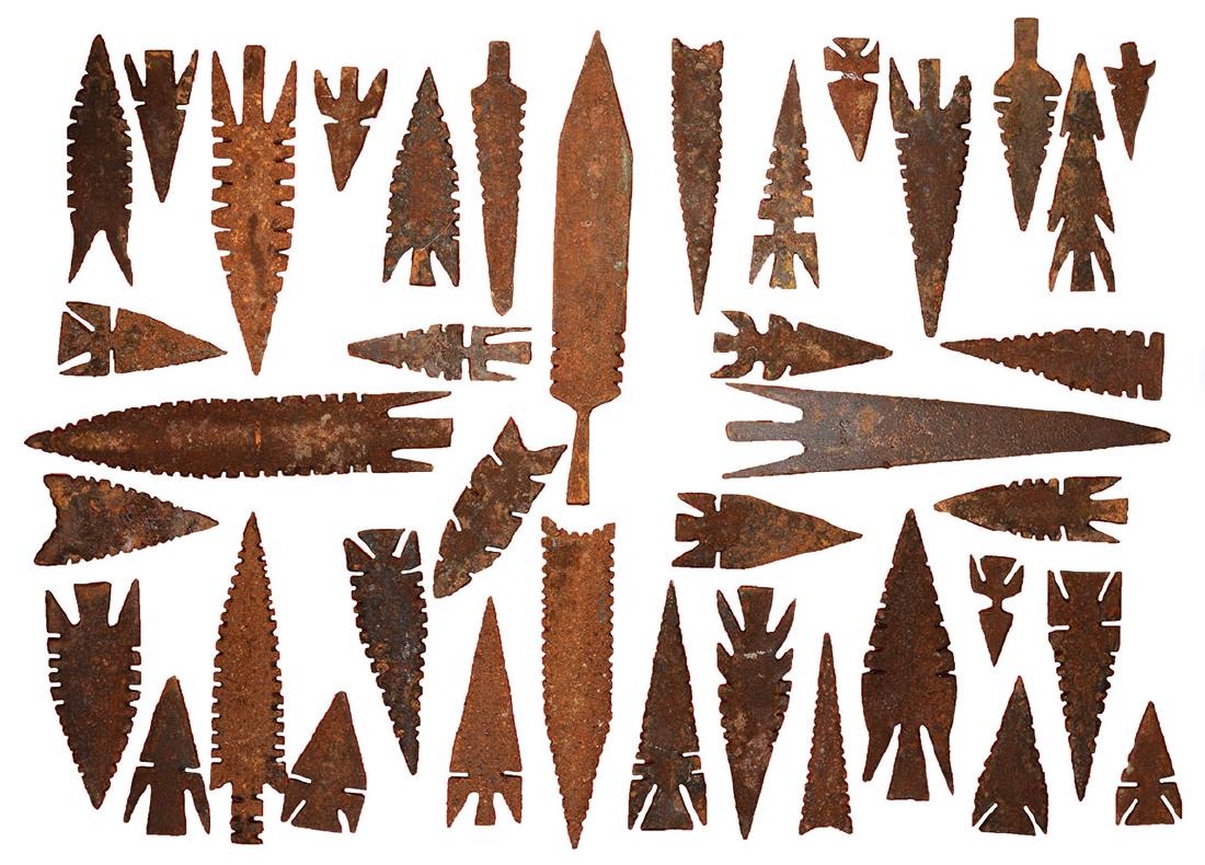 39 Metal Trade Points.  1 9/16"-6 1/4".  Various types (1 of 1)