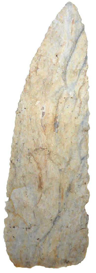 4 3/4" Archaic Blade.  Found by Jim Weisenborn in Adams (1 of 3)