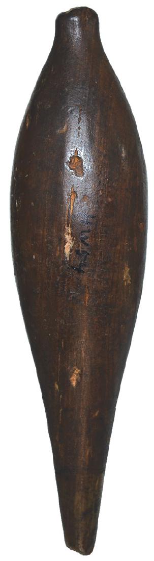 5 5/8" Charmstone.  CA.  Large, fine example.  COA (1 of 3)