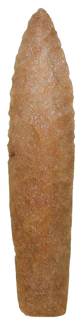 4 3/16" Agate Basin.  MO.  Hixton.  Nice sturdy (1 of 3)