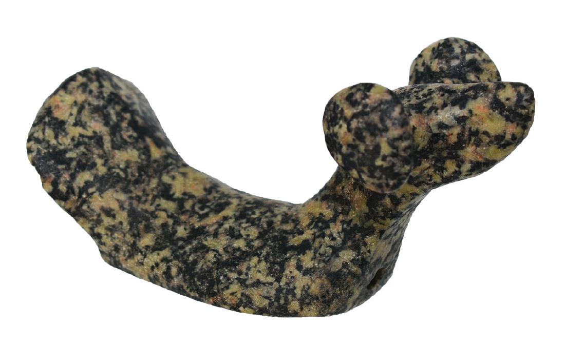 3" Popeyed Birdstone.  Branch Co, MI.  Granite. (1 of 10)