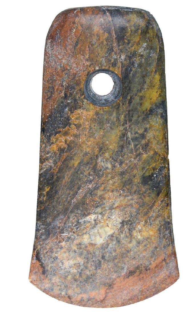 9 11/16" Chinese Pendant.  Exotic material.  ~.63" (1 of 3)