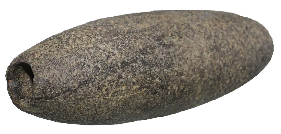 5 3/4" Hardstone Tube Bannerstone.  Shelby Co, IN (1 of 5)