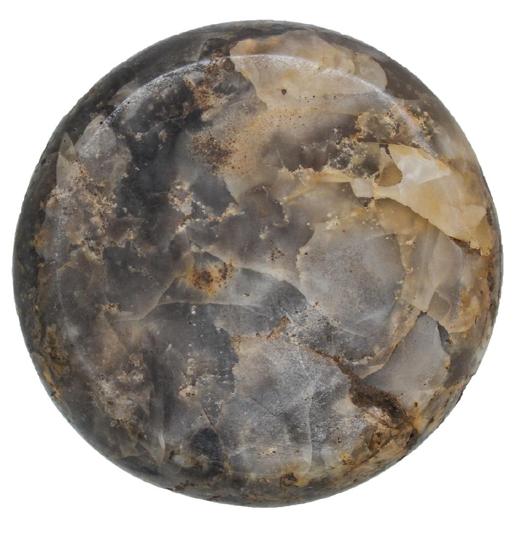3 3/16" Quartz Discoidal.  Pictured.  Smyth Co, VA. (1 of 9)
