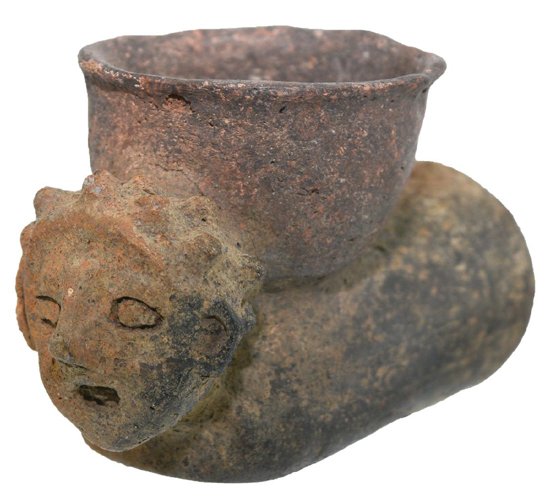 4 1/4" Human Effigy Pipe.  Lauderdale Co, AL.    Well (1 of 14)