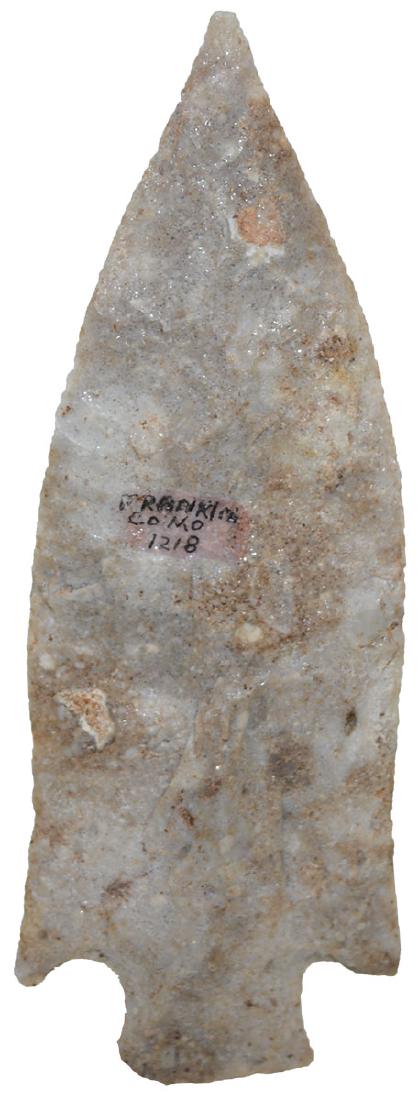 5 3/8" Quartz Etley.  Franklin Co, MO.    Ex-Dale (1 of 2)