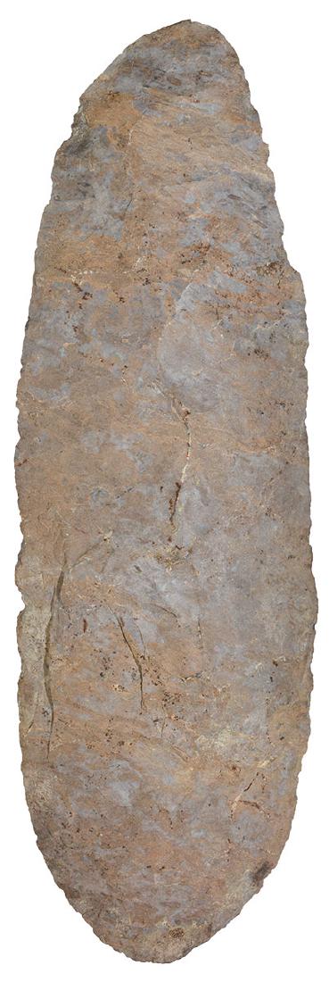 11 1/8" Dover Spade.   Stewart Co, TN.  Large flint (1 of 4)