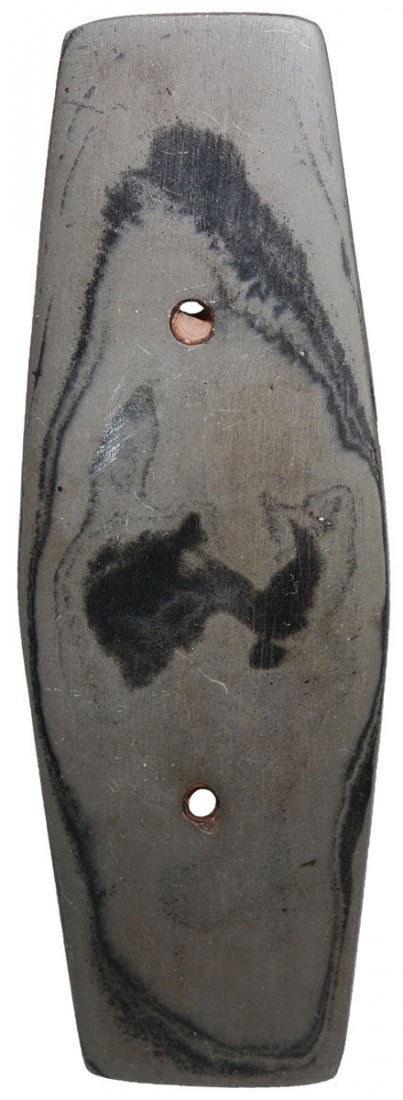 4 1/2" Expanded Center Gorget.   Davis G9 COA.  Spencer (1 of 3)