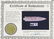 7 5/8" Etley. St. Louis Co, MO. Berner COA. Large, - 3