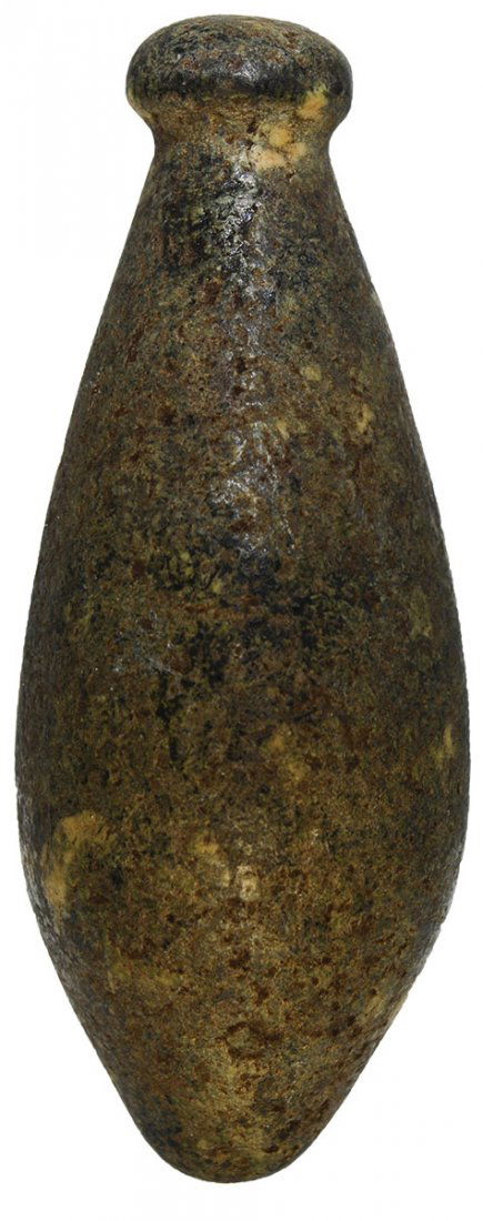 3 1/8" Elm Plummet.  IL.  Ex-Townsend (1 of 4)