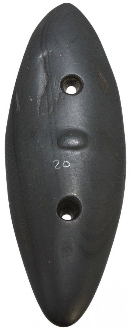 5" Glacial Kame Spineback Gorget.  Ex-Jack Hooks (1 of 6)