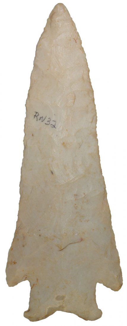 4 1/8" Fishtail Hardin.  MO.  Perino and Dickey COAs (1 of 4)