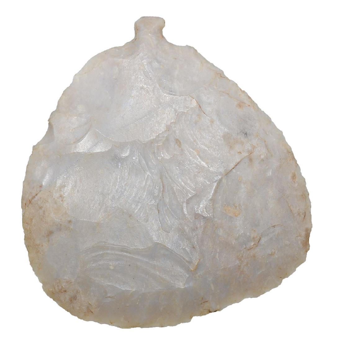 2 7/8" Ovoid Tang Knife.  Polk Co, IA.  Rare type.  FB (1 of 2)