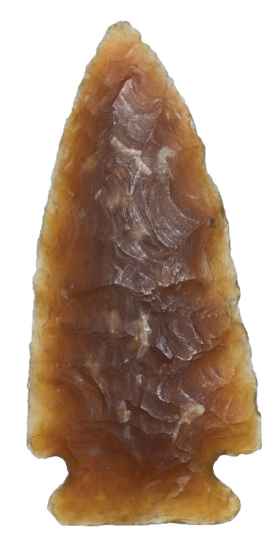 2" Cornernotch Point.  Minnesota.  Translucent Knife (1 of 3)