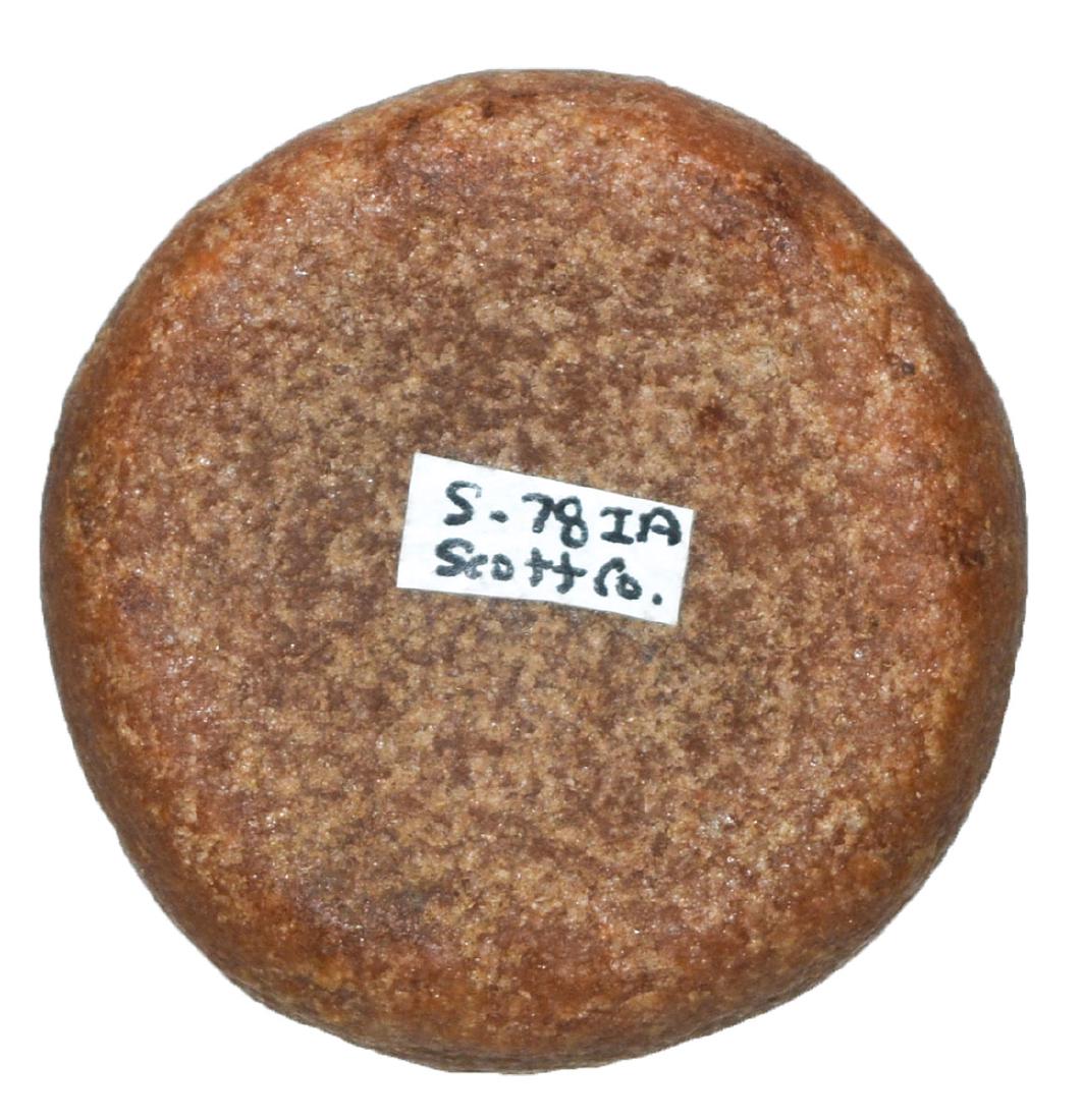 1 3/4" Cupped Discoidal.  Scott Co, IA.  Quartz. (1 of 4)