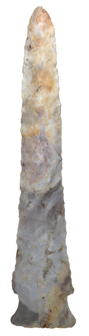 4 1/8" Drill.  Mills Co, IA.  Large, fine edgework. (1 of 2)