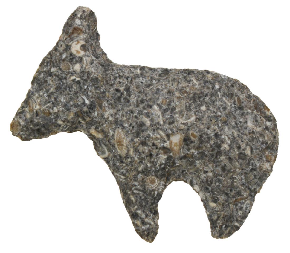 1 1/2" Flint Effigy.  Mills Co, IA.  Rare, undoubtedly (1 of 2)