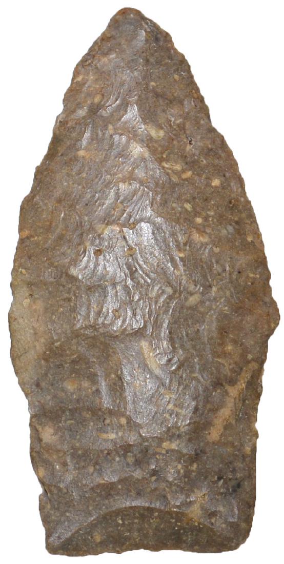 2 1/16" Scottsbluff.  Mills Co, IA.  Found by Fred (1 of 2)