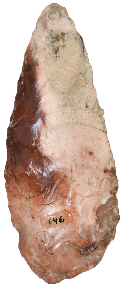 3 7/8" Fleshing Knife.  Houston Co, MN.  Colorful (1 of 2)