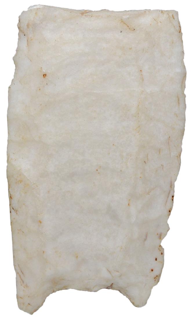 1 9/16" Folsom Base.  Benton Co, IA.  Found by Paul (1 of 2)