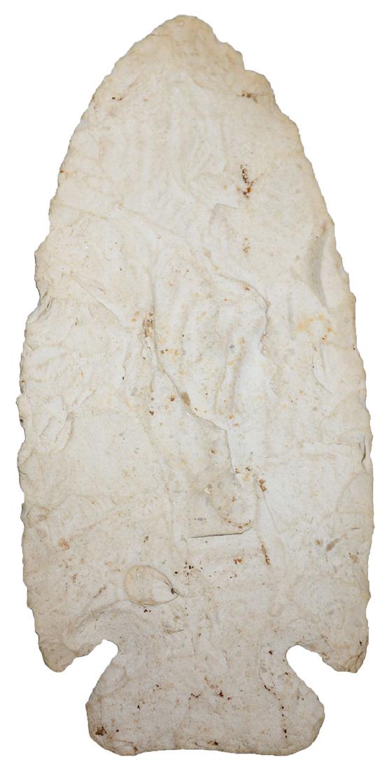 4" Thebes.  Iowa Co, IA.  Broad, Burlington example. (1 of 2)