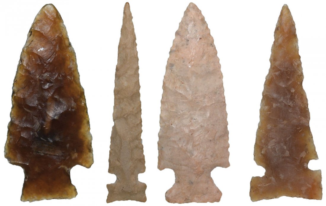 4 very fine Points.  1 9/16"-2 3/16".  All nice. (1 of 1)