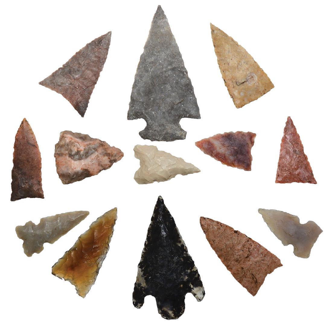 13 Small Points of Various Types.  From Paul Kline's (1 of 1)