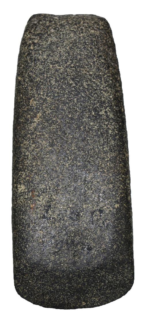 4 5/8" Square Pole Celt.  Lee Co, IA.  Polished black (1 of 3)