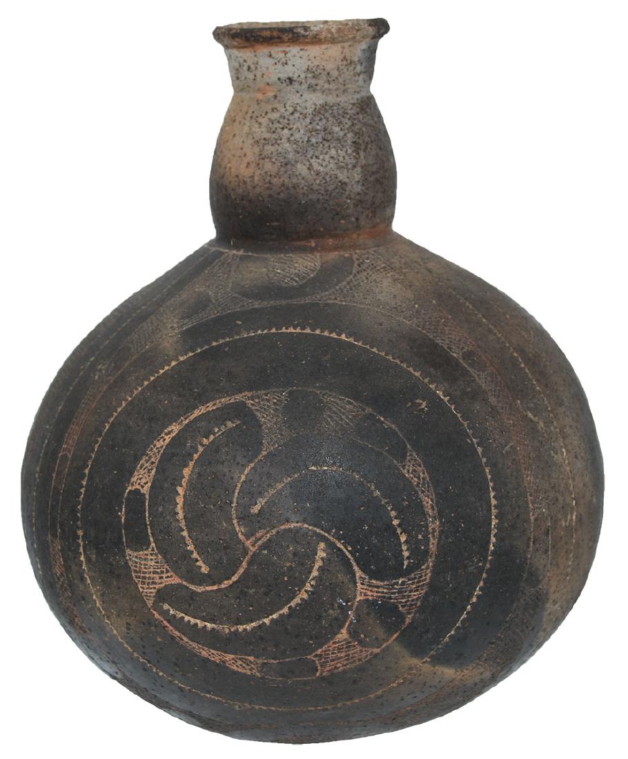 7 5/8" H. Hodges Engraved Water Bottle.  Carden Bottom. (1 of 4)