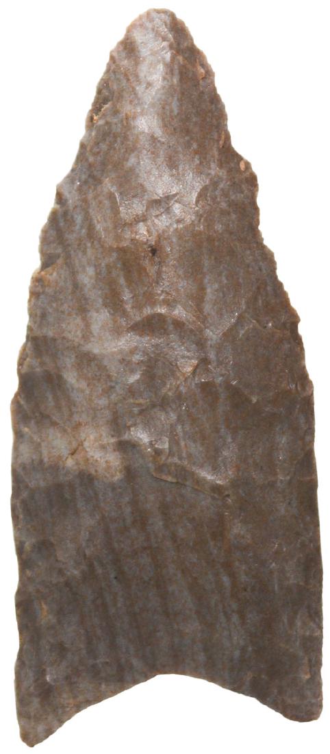 2 1/8" Clovis.  Breckinridge Co, KY.  Striped (1 of 3)