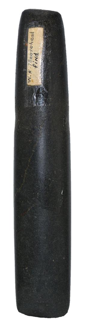 8" Hardstone Chisel.  Found by Warren Moorehead ~1900. (1 of 4)