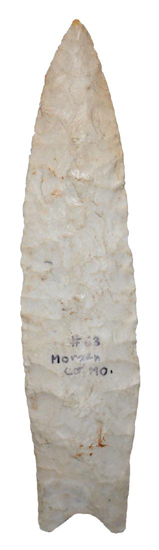 5 1/2" Dalton. Morgan Co, MO. Ex-Ted Walter. Putty: 5 1/2" Dalton. Morgan Co, MO. Ex-Ted Walter. Displayed at the Fremont Bank (IN) for years. Putty G9 COA