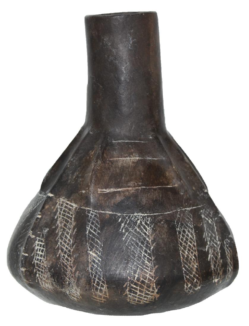 7 1/4" H. Caddo Friendship Bottle. Clark Co, AR.: 7 1/4" H. Caddo Friendship Bottle. Clark Co, AR. Classic design. Very good condition, minor repairs. Ex-Jack Bonds