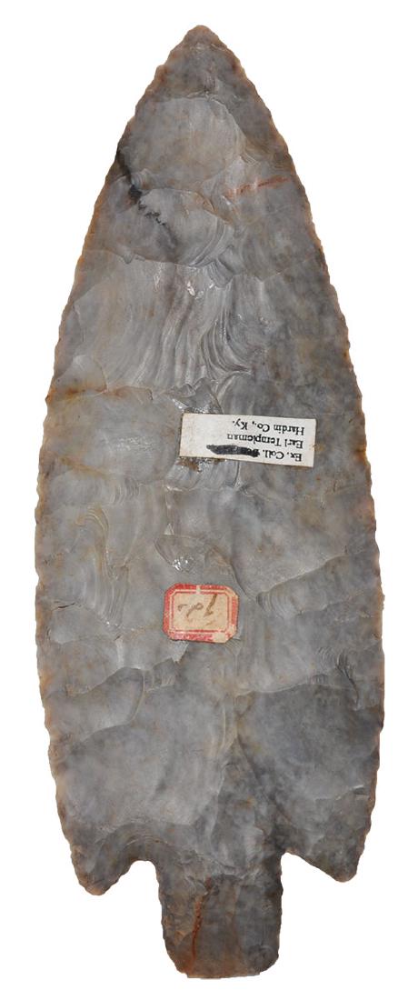 7" Adena Robbins. Ex-Jan Sorgenfrei. Hardin Co, KY.: 7" Adena Robbins. Hardin Co, KY. Flintridge. Finely made, thin. Ex-Jan Sorgenfrei. Jan kept it out of the Earl Templeton collection when he dispersed it. Well pictured in Nov. 2017 Prehistoric Antiqui