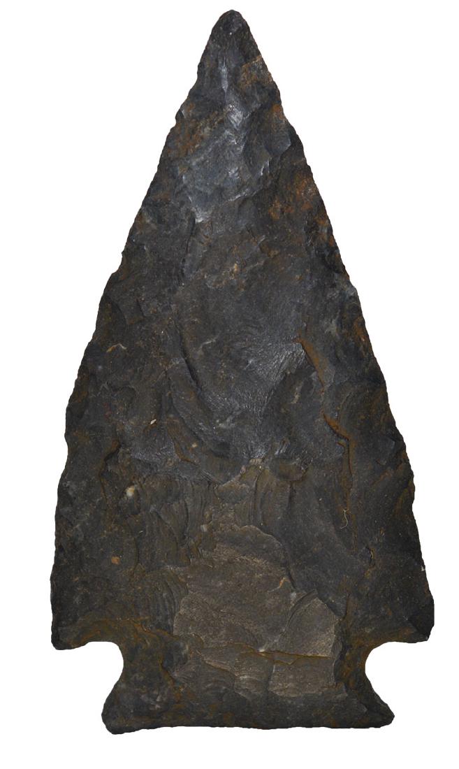2 7/8" Stilwell. Clermont Co, OH. Zaleski Flint.: 2 7/8" Stilwell. Clermont Co, OH. Zaleski Flint. Ex-James Pribble. Putty G8+ COA