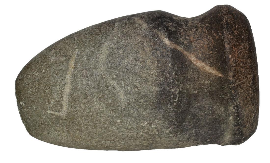 5 3/4" 3/4 Groove Axe.  Shelby Co, IN.  Wide groove. (1 of 4)