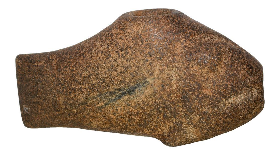 4 7/8" Fish Effigy Pipe. Livingston Co, KY. Old (1 of 6)