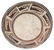 9 3/8" D. Anasazi Black and White Bowl. NM. From