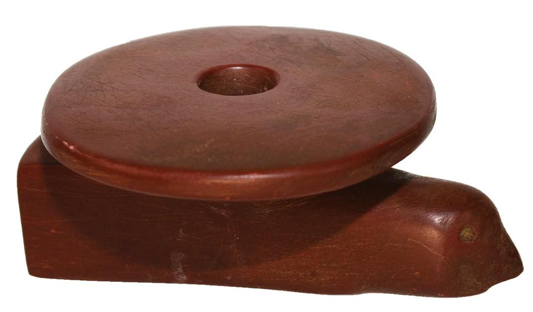 3 3/16" Disc Pipe with Bird Head Effigy.  Found  in (1 of 9)